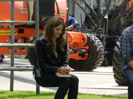 © [url=http://sleuthdog100.tumblr.com]sleuthdog100[/url]
Palavras chave: Castle;bastidores;bts;4ª temporada;season 4