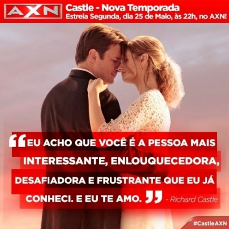 [url=https://instagram.com/p/2wdUhDvi3H/]@CanalAXN[/url]: Como não ser fã desse casal? #Caskett, sim, senhores. A 7ª temporada de Castle começa Segunda, dia 25 de Maio, às 22h, para todos os #SeriesKillers apaixonados. ;)
