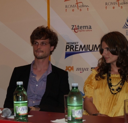 Palavras chave: Roma Fiction Fest;day 1;Matthew Gray Gubler;2010;Rome