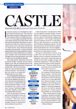 Palavras chave: scan;revista;TV Guide;Castle;Nathan Fillion;5ª TEMPORADA;2012