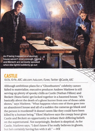 Palavras chave: TV Guide;revista;scan;2011;Castle;4ª temporada