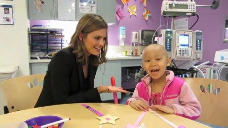 Palavras chave: cap;screencap;screen cap;2013;CHLA;visita;Children&#039;s Hospital Los Angeles;Children&#039;s Hospital LA;Stana Katic of ABC&#039;s Castle Blows Bubbles with Little Girl at Children&#039;s Hospital Los Angeles